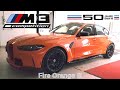 NEW ARRIVAL! 2023 BMW M3 Competition Edition 50 Jahre BMW M Individual Orange Fire III #wearem