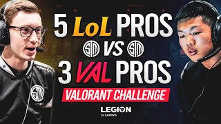 VALORANT vs LEAGUE OF LEGENDS: 3v5 - What Happens When The TOP LCS Pros Face The