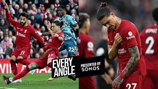 Every angle of Nunez scoring his second | Another Robertson assist