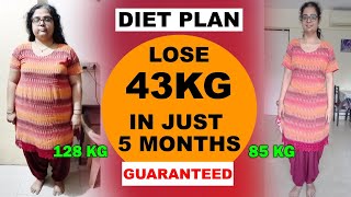 Diet Plan To Lose 43 Kg In 5 Months | Weight Loss Journey | Swati |Lose Weight Fast|Dr. Shikha Singh