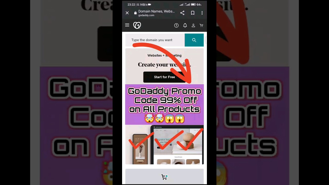 GoDaddy.com 99% off  Domain and hosting Promo Codes for Limited time #shorts #promocodes #godaddy