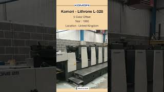 Used Offset Machine For SALE | Komori - Lithrone L-528 @Machinedalal