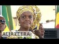 Protesters rally against Grace Mugabe at South Africa summit