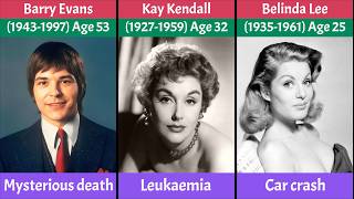 10 British Actors Who Died Tragically Young | Forgotten Stories