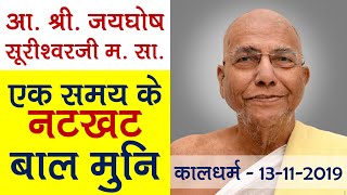 Acharya Shri Jaygosh Surishwarji Maharaja | सिद्धांत दिवाकर गच्छाधिपति श्री जयघोष सूरीश्वरजी महाराजा