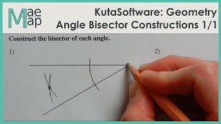 KutaSoftware: Geometry- Angle Bisector Constructions