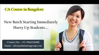 CA Classes in Bangalore 9964326600