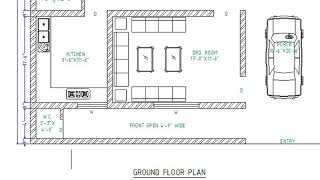 40x44  House Plan | HAMI Institute | ADBZ Architects