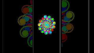 Amazing✨Rangoli design in python💪| coding | python turtle#coding #python #graphics #shorts #viral