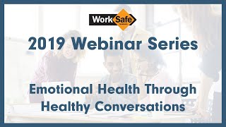 Emotional Health Through Healthy Conversations