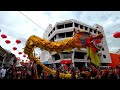 槟城庙会 舞龙迎春街头表演 dragon dance @ penang chinese new year celebration