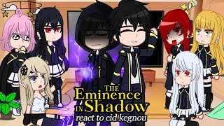 The Eminence in Shadow react to Cid Kagenou | GACHA REACT