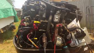 Mercury 90hp Four 4 Stroke Outboard 2009