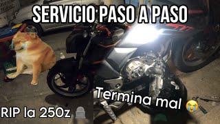 Servicio a la 250z paso a paso  //  tutorial completo termina mal