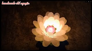 How to make lotus flowers from plastic spoons