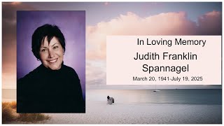 Judith Franklin Spannagel In Memoriam