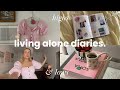 living alone diaries ❤️‍🩹 fashion week, small business wins & mental health struggles