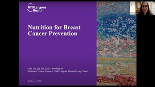 Nutrition for Breast Cancer Prevention