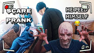 HE PEED HIMSELF // EXTREME SCARE PRANK ON 10 YEAR OLD GONE WRONG *NOT CLICKBAIT*