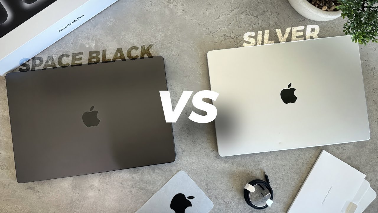 SPACE BLACK Or SILVER? M3 MacBook Pro Color Comparison - YouTube