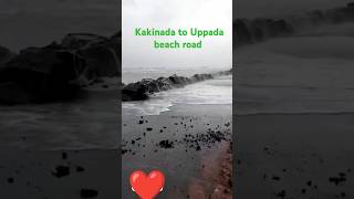 Kakinada to Uppada Beach road #treanding #beach #crazy #travel  #uppada #ytshorts #vlog #danger