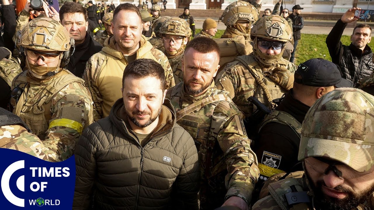 Ukraine War: 'Long And Difficult Path' Ahead - Zelensky In Kherson ...