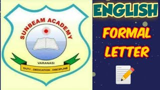 Formal Letter  | English Writing Skill