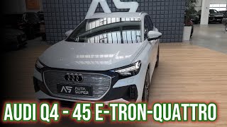 car review 2024 Audi Q4 - 45 e-tron  Sound, Interior and Exterior 4K