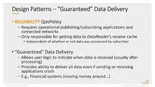 RTI Academy - Quality of Service - 20 Guaranteed Data Delivery