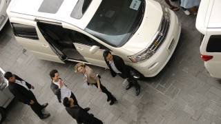 150214  John Cusack , Adrien Brody and Jackie Chan at Maleenon tower - Nice guys