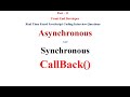 callback function in JavaScript || synchronous and asynchronous callback function in JavaScript