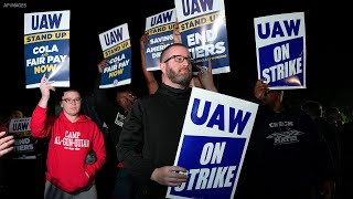 United Auto Workers strike begins as union, automakers remain far from deal