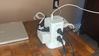 TESSAN Power Strip Tower With 8 Outlets