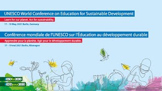 (ORIGINAL) UNESCO World Conference on #ESDfor2030 18.05.2021