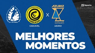 MELHORES MOMENTOS: CASCAVEL 1 X 0 AZURIZ | CAMPEONATO PARANAENSE 2025 | 5ª RODADA | NSPORTS