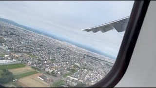 Hokkaido Air System(JL2741)札幌/丘珠空港(OKD)07:35→函館空港(HKD)08:15「機材：ATR42-600」【エコノミークラス　座席番号：12A】