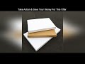 short 50pcs kraft paper blank paper gift box stationery packaging box cosmetics package box gift b