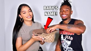 PICKING OUR BABY'S NAME OUT OF A HAT!