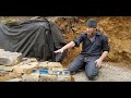 building the first course of a dry stone wall | Devin Devine