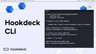 Webhooks Local Development using the Hookdeck CLI