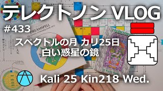 【テレクトノンVLOG】433・TELEKTONON 11.25・スペクトルの月・Kali カリ25日・白い惑星の鏡・Kin218・白い倍音の魔法使いの年 #新しい時間のチャンネル #13の月の暦