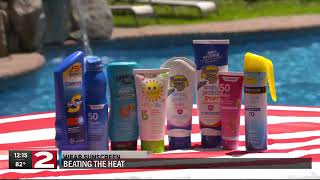 A higher UV index can mean an increased risk for sunburns!