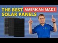 Best Solar Panels Of 2023: American-made Edition 🇺🇸