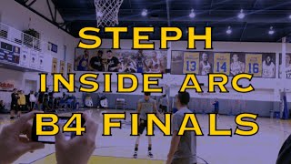 Steph Curry splashing inside the arc at Warriors (0-0) practice, 4 days b4 Finals vs Toronto Raptors