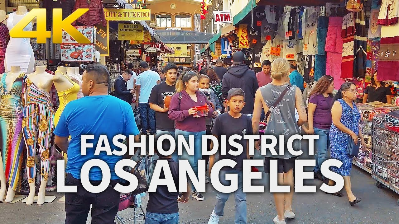 LOS ANGELES - LA Fashion District, Downtown Los Angeles, California ...