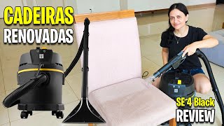 HOW I RENEWED MY CHAIRS WITH KARCHER SE 4 BLACK UPHOLSTERY CLEANING EXTRACTOR - REVIEW