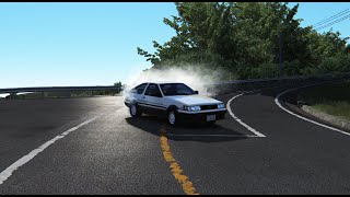 AE85 Akina Downhill Run (Assetto Corsa)