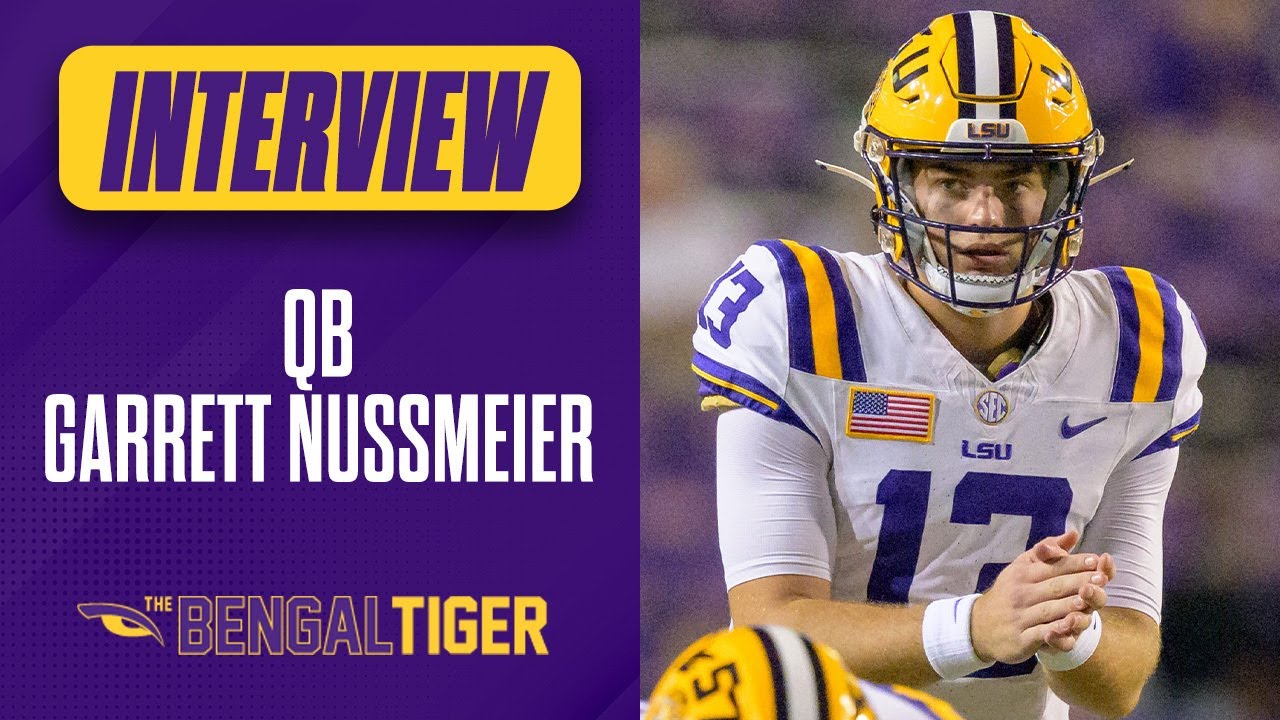 Garrett Nussmeier Ready To Take Over As QB1 For LSU | 2024 SEC Media ...