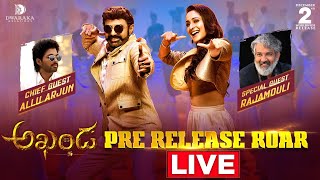 Akhanda Pre Release Roar Live  | Nandamuri Balakrishna | Boyapati Srinu | Thaman S | Dec 2nd