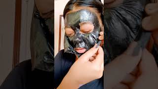 How to apply Charcoal Peel off Mask ✨#shorts